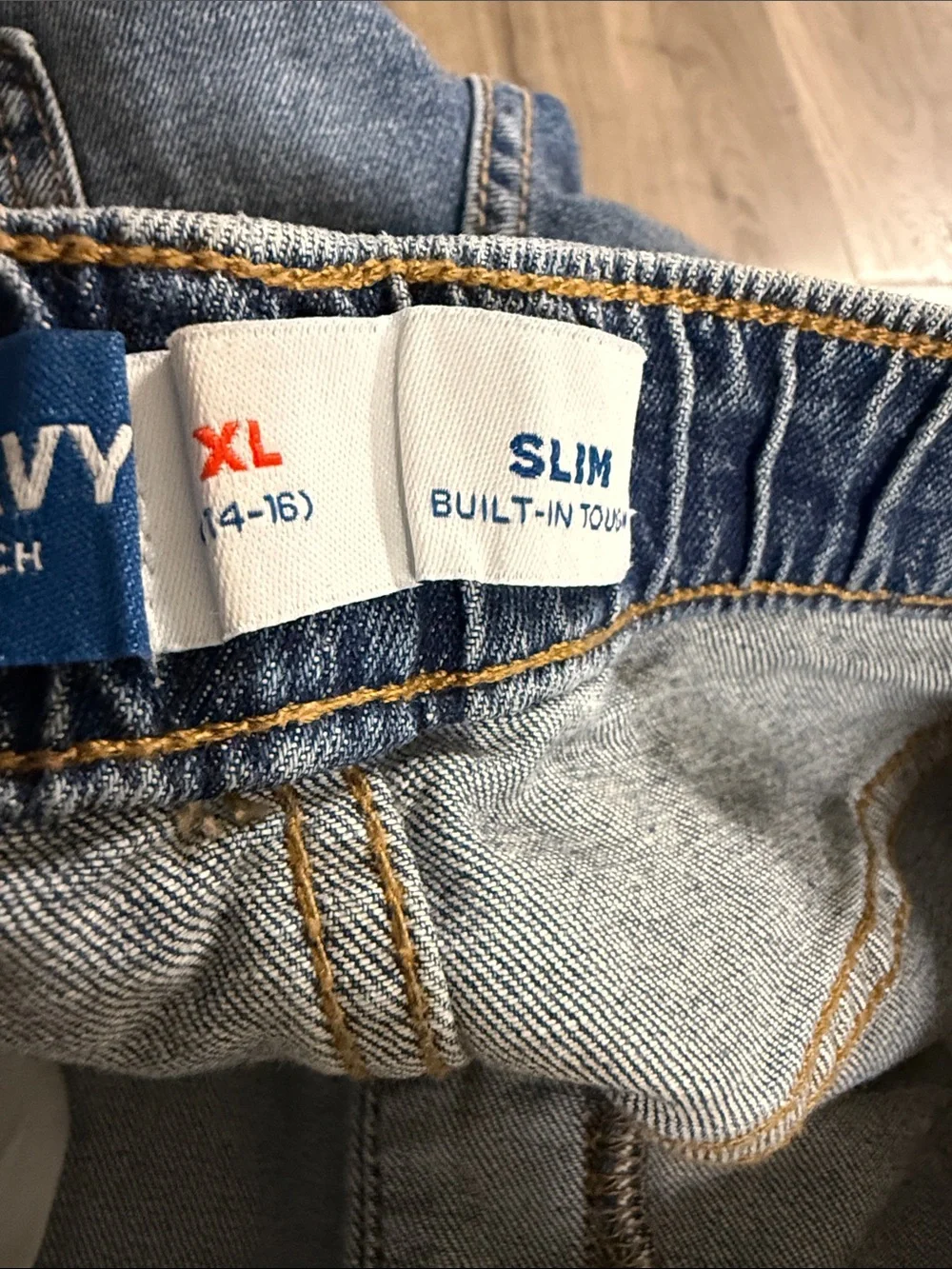 Old Navy boys youth Light Blue Distressed Jean Shorts